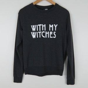 H&M a Halloween with my Witches Sweatshirt. size M